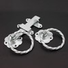 Infinity Decor 6” 150mm Heavy Duty Twisted Ring Rustproof Gate