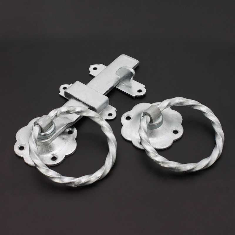 Infinity Decor 6” 150mm Heavy Duty Twisted Ring Rustproof Gate