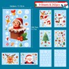 Christmas Window Clings Decorations 9 Sheets 242 Pcs Xmas DIY