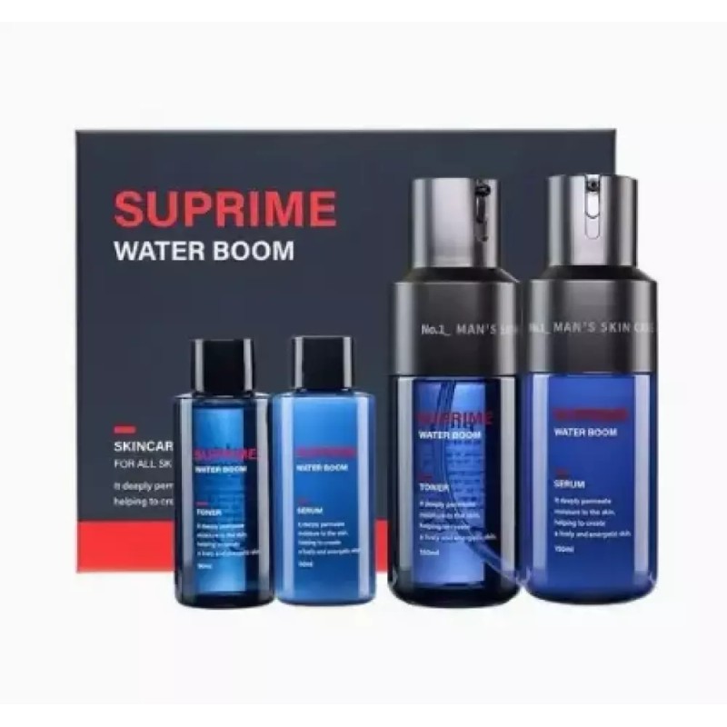 PLDK 피엘디크 수프라임 워터 붐 남성화장품 4종세트 PL&D Core Supreme