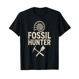 Fossil Hunter Paleontology Hobby Gift for Rock Collectors T-Shirt