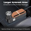 Upgraded Golf Cart Armrest with Cup Holder – Universal Fit