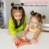 Silicone Sensory Activity Board,Double-Sided Busy Board for Fine Motor Skill,Fidget