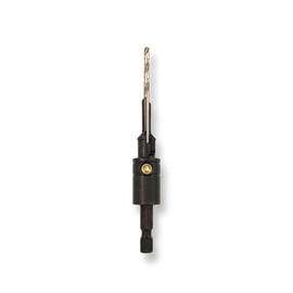 Snappy Tools #8 Adjustable Clearance Bore Countersink - 3 Steps in 1 Operation - Proudly Made in The USA - 7/64" Pilot Drill x 3/16" Clearance Bore x 3/8" Countersink - for #8 Screws