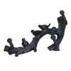 Decorative Hook Black Bird Branch Shape Three Dimensional Wall Mounted
