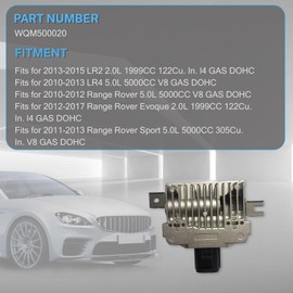 CYCWER WQM500020 Fuel Pump Control Module Pump Module Fits for 2010-2013 LR4 5.0L, Fits for 2011-2013 Range Rover Sport 5.0L, Replace OE WQM500020