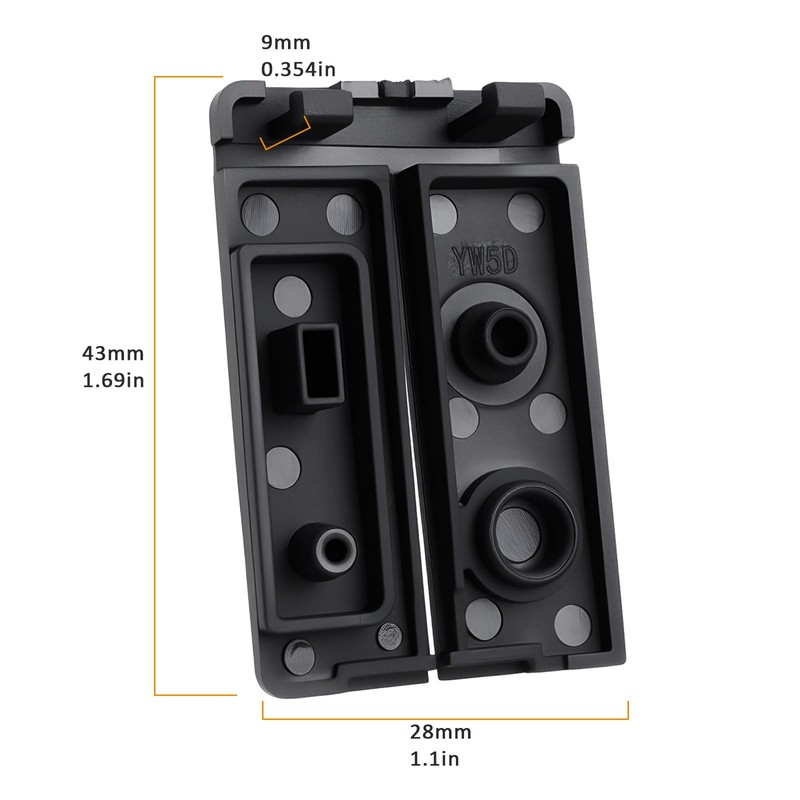 EMSea Camera Port Protector Contact Cover 43x28x9mm Compatible with Canon