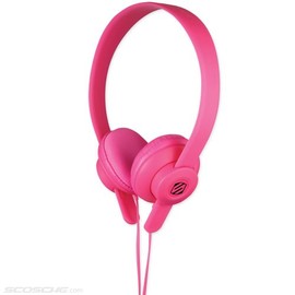 Scosche lobeDOPE On-Ear Headphones - Pink