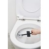 Tidy CL-665-521-0 Platawa Fort Toilet, Compact, Black, Approx. W 2.6