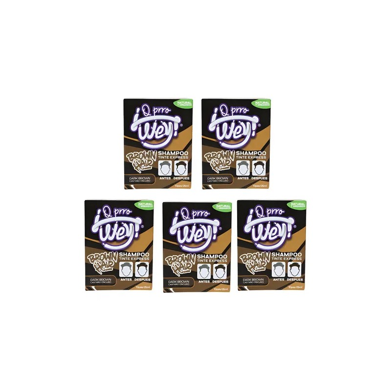 Shampoo Tinte Express Castaño Oscuro Express Hair Dye Shampoo Dark