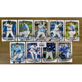 2025 Topps Bowman Paper Complete Team Set Base, Prospects And RC'S -  Rays