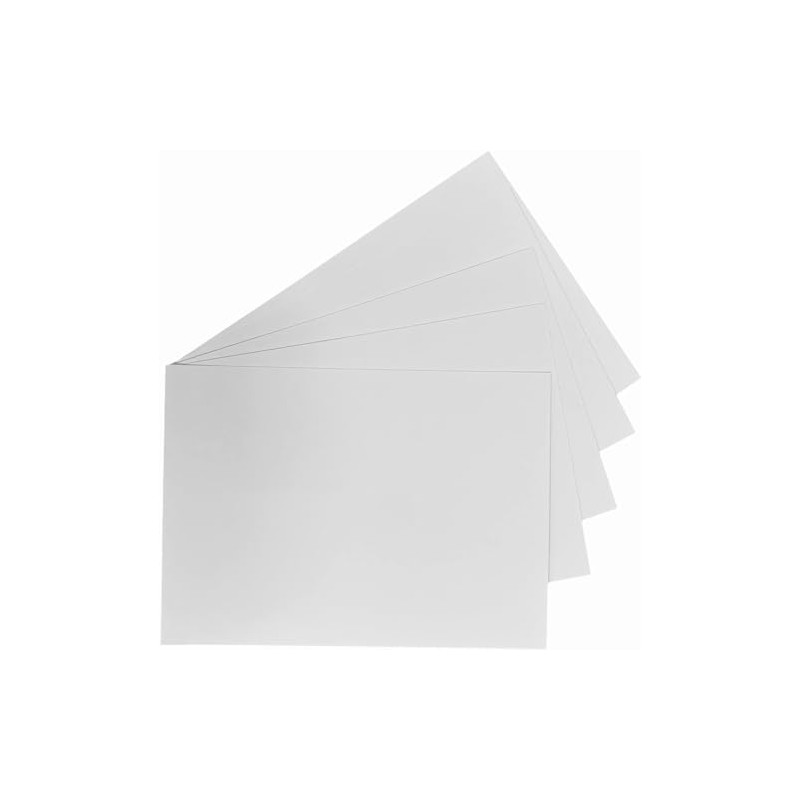 DJP A6 Plain Index Record Revision Cards, Postcard Blank Card