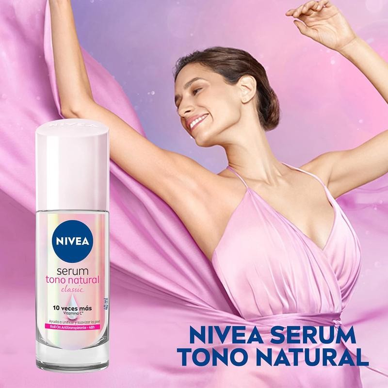 Nivea Natural Tone Extra Whitening Serum Antiperspirant Deodorant Roll On