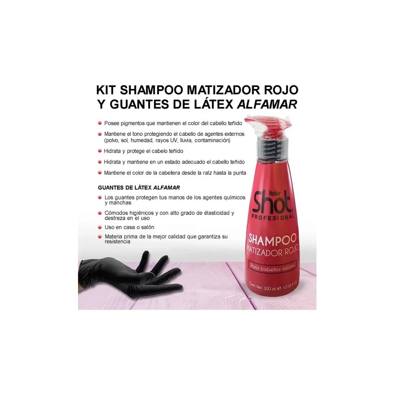 Shampoo Matizador Rojo Revive Tu Color Y Brillo