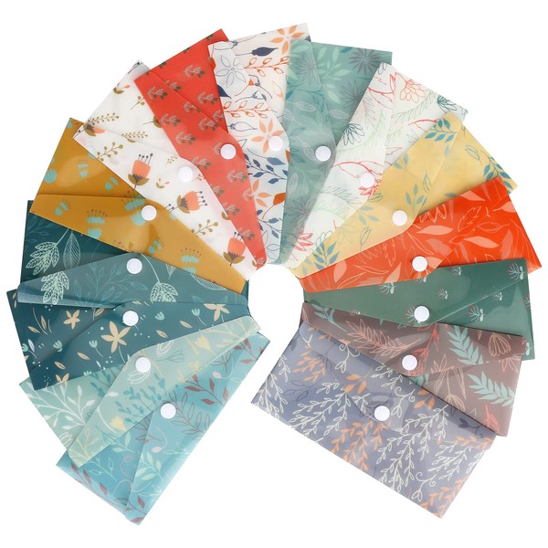 Number-one 15 Budget Envelopes, Waterproof Cash Budget Envelope, Reusable Plastic