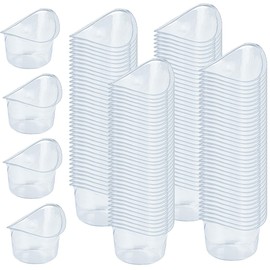 200 Pieces Eye Wash Cup Plastic Eye Flush Cleaning Cups Portable Disposable Measuring Cup 5ml