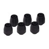 Alphacool 17453 HF TPV Screw-On Grommet, Straight, Black, Set of