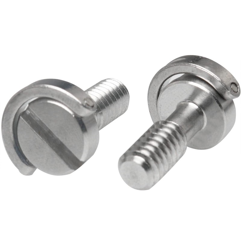 LUORNG 3PCS 1/4-20 Thread D-Ring Stainless Steel Camera Fixing Screws,