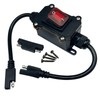 Inline 12V Power Switch IP65 Waterproof, 14AWG SAE to SAE