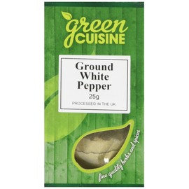 Green Cuisine Ground White Pepper 25 g (Pack of 6)