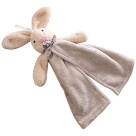 Lunache✦ Looped Towel, Fluffy Rabbit, Hand Towel, String Included, Towel, Cute, Pacifier Towel, Pretend Play, Healing, Nursery School, Kitchen, Visitors, Present, Gift, Delighted Children, Living