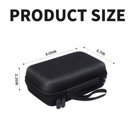 Darttasche Dart Case – Doppelseitige Dart Tasche mit Eva-Hartschale, Platz für 12 Darts mit Stahl- & Softspitze, Aufbewahrung für Flights, Spitzen, Schäfte & Dart Zubehör, Reiseetui mit Griff