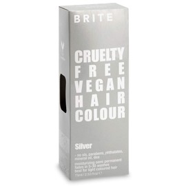 BRITE Semi Permanent Hair Colour, Silver, 75 ml