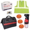 USKITS Roadside Safety Kit with DOT and OSHA Compliant Items