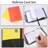 LBYHZS 2 Kit de Árbitro de Fútbol, Tarjetas de Advertencia