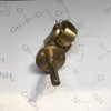 Antique Solid Brass Caster with 25mm Wheel,Moving Castor Wheels,360° Swivel