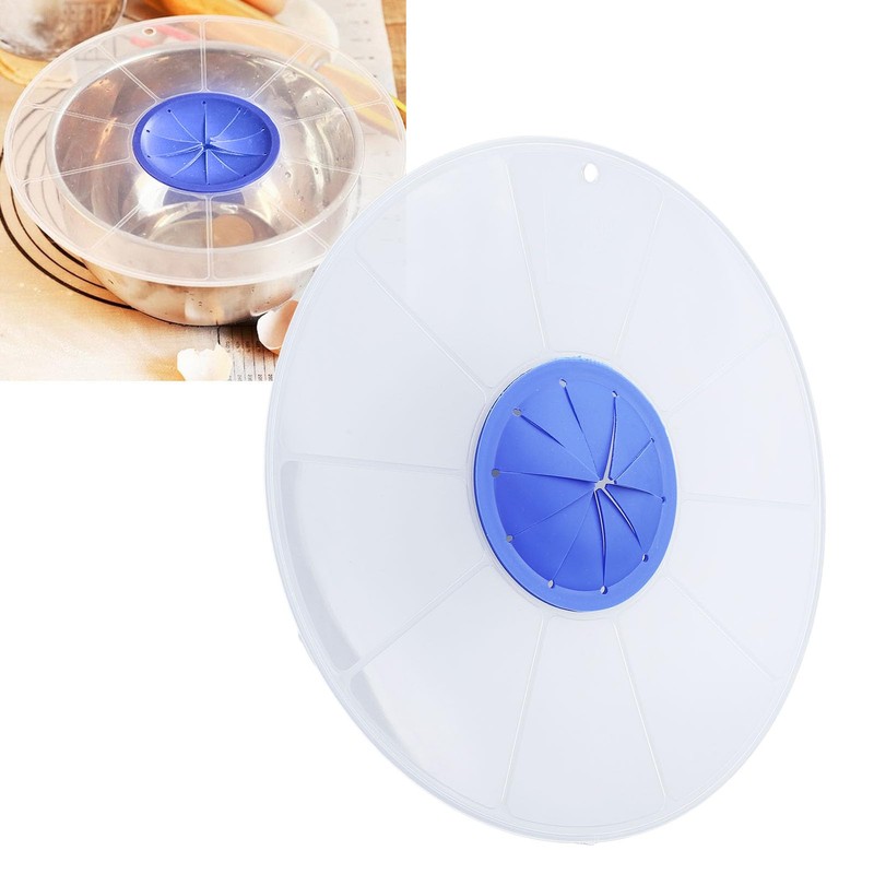 30cm Mixer Splatter Guard, Transparent Anti Splash Cover for Home