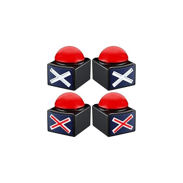 RIBOSY RIBOSY 4 Pack Game Answer Buzzer, Game Buzzer with