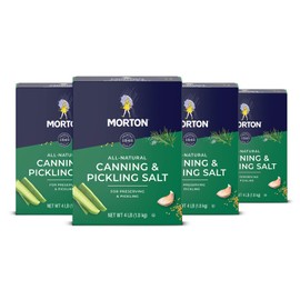 Morton Canning & Pickling Salt, 4 Pound (Pack of 4)