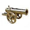 Heuvcnsr Model Cannon Decoration,Mini Cannon Home Solid Brass Cannon Brass