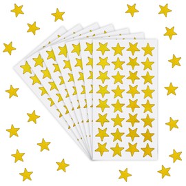 Star Stickers 1000pk. Small Stickers Gold Stickers. Foil Star Stickers 3/4” Diameter Star Stickers for kids reward, arts and crafts, homeschool supplies