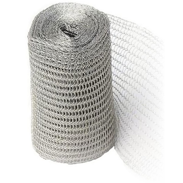 Rat Proof Wire Netting Stainless Steel Net Mouse Intrusion Prevention Wire Net Mesh Soft Roll Industrial Wire Mesh Garden Wire Net 5.0 inches (12.7 cm x 3 m)