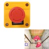 Hztyyier Push Button Station, AC660V 10A Plastic Shell Red Sign
