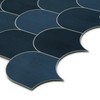 SUNWINGS 10-Sheet Fish Scale Peel and Stick Backsplash Tile, 11.4''