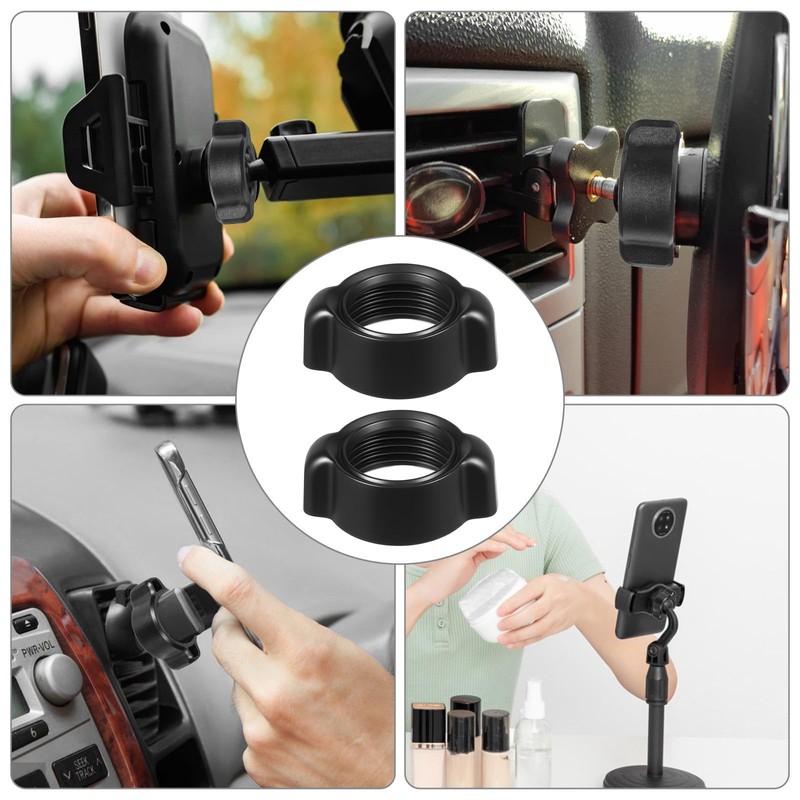 6 Pcs Car Phone Mount Replacement Parts, Tightening Nut for