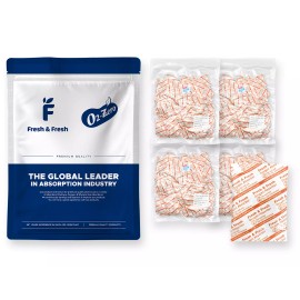 Fresh & Fresh (600 Packet) 100 CC Premium Oxygen Absorbers-(4 bag of 150 packet)