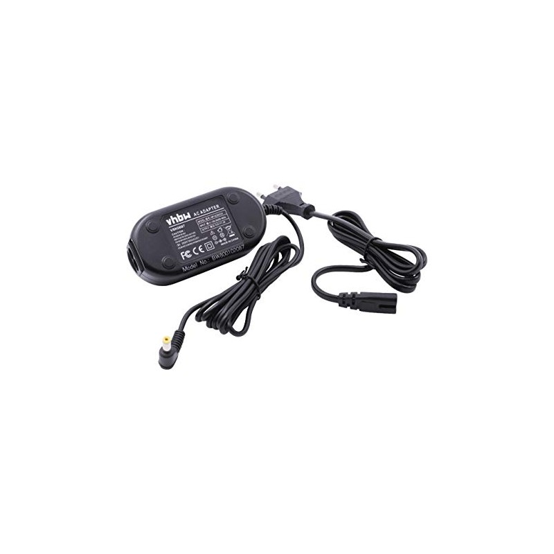 vhbw 2m Power Supply Compatible with Panasonic HDC-SD900, HDC-HS900, HDC-SD100,