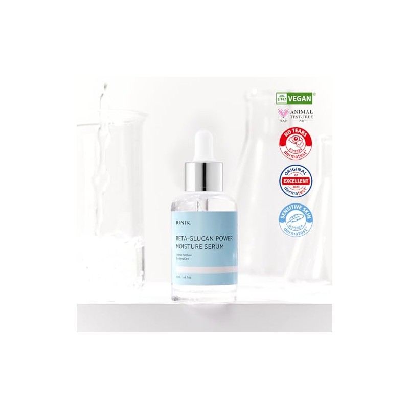 Sérum hidratante iUNIK 98% Beta-Glucan Power, 50 ml. oz. Con