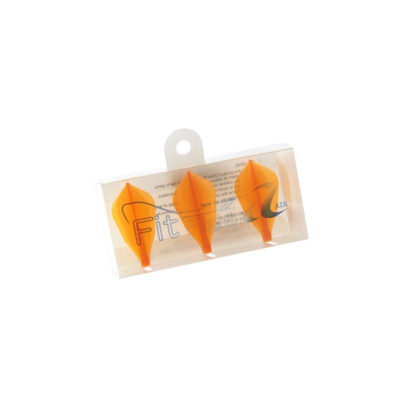 コスモダーツ フィットフライトエアー フライト Wシェープ オレンジ 3枚入り