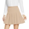 Urban CoCo Women's Pleated High Waist Solid School Uniform Skirt