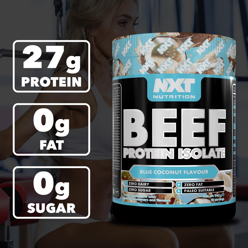 NXT Beef Protein Isolate 540g - High Protein Powder in