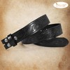 JASGOOD Western Leather Belt Strap for Men without Buckle Engraved