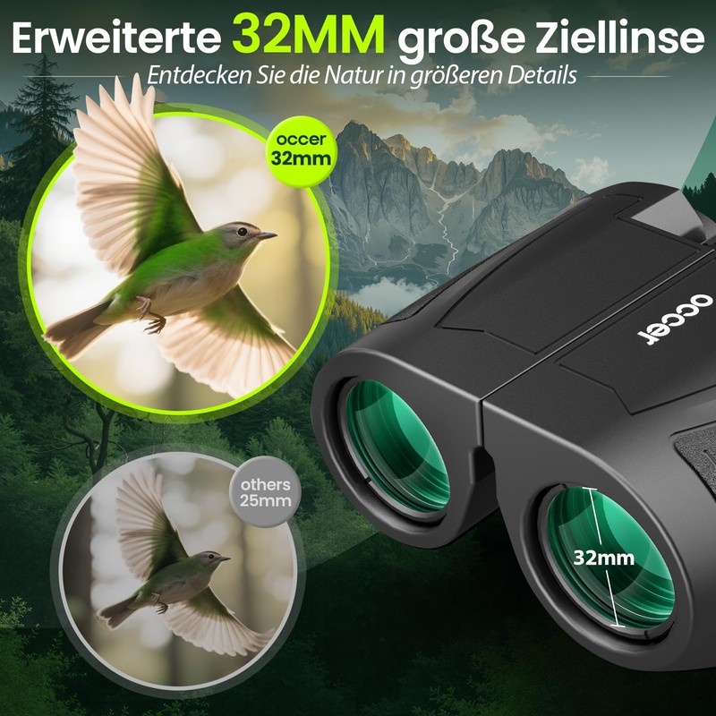 occer Binoculars Adult Small 12 x 32 cm Ferglas Children
