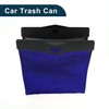 TUCKBOLD Car Trash Can Portable Back Seat Trash Bin Blue