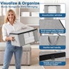 Leavans Pack of 2 90 L Storage Bags, 2 Vacuum