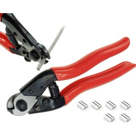 Muzata Cable Cutters Wire Cutters Heavy Duty Stainless Steel Wire Rope Seal New
